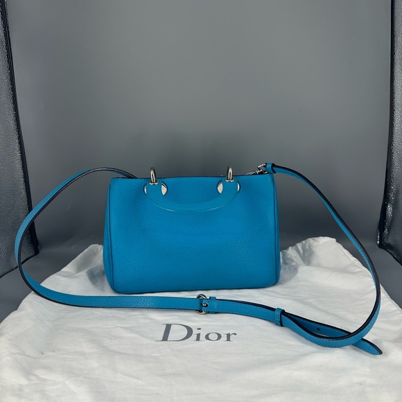 Dior Blue Leather Handbag - Picture 6 of 14